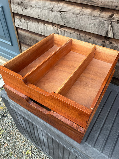 Vintage Iroko School Drawers ESA Esavian Enham Mid Century