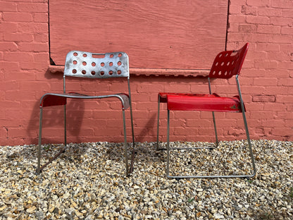 OMK midcentury stacking chair