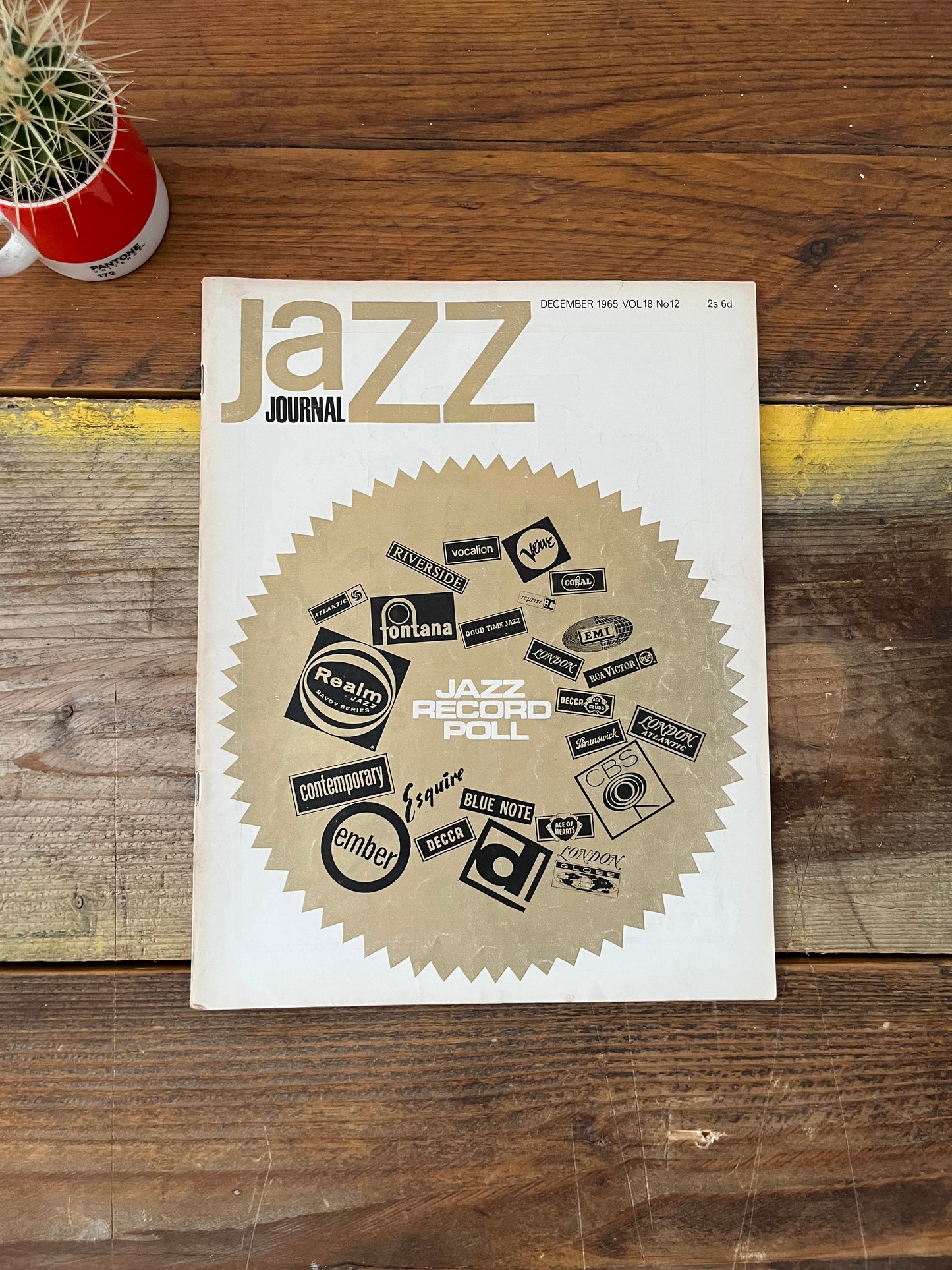 Vintage Jazz Journal Magazine cover Artwork - 1965