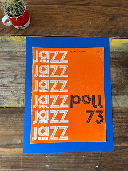 Jazz magazine original cover artwork 1973