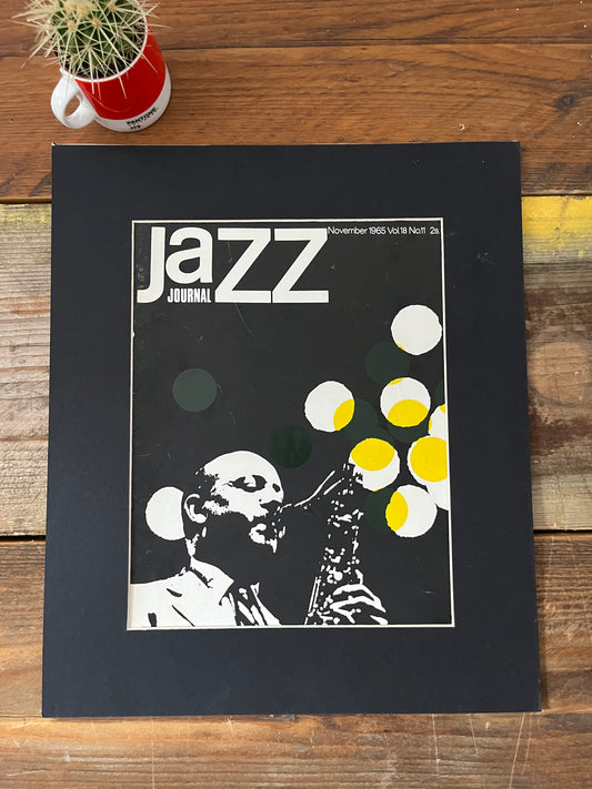 Vintage Jazz Journal Magazine cover Artwork - 1965 Bill Henderson