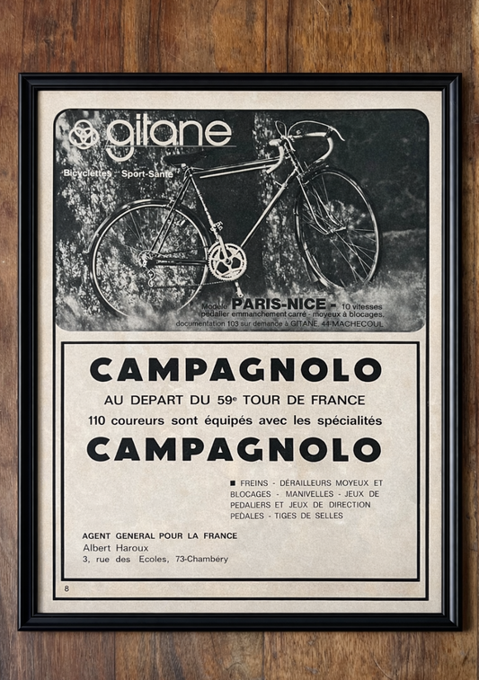 Vintage Cycling Advertisement - Campagnolo, Original 1972