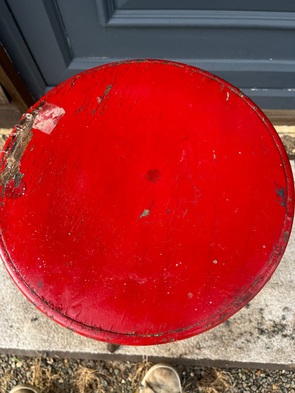 Vintage Industrial stool by Eva Taut c1950s