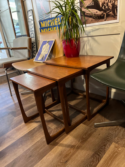 Danish nest of tables c1970s teak