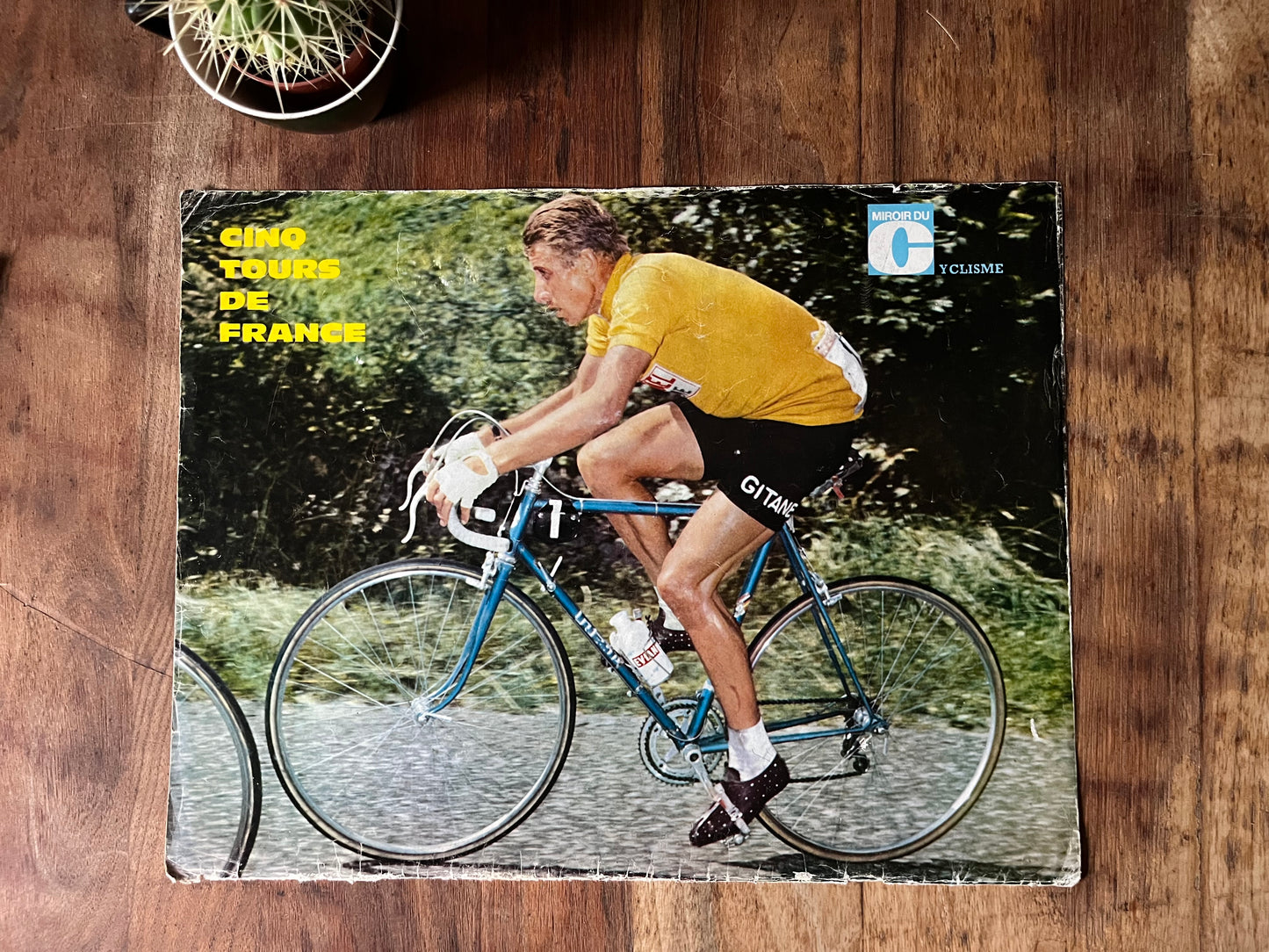 Vintage cycling poster Jacques Anquetil 1964
