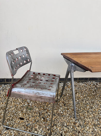OMK midcentury stacking chair