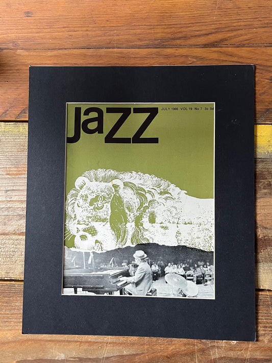 Vintage Jazz Journal Magazine cover Artwork - July 1966