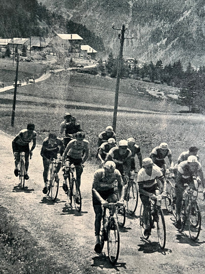 Tour de France Col d’Izoard vintage tour de france poster 1960s