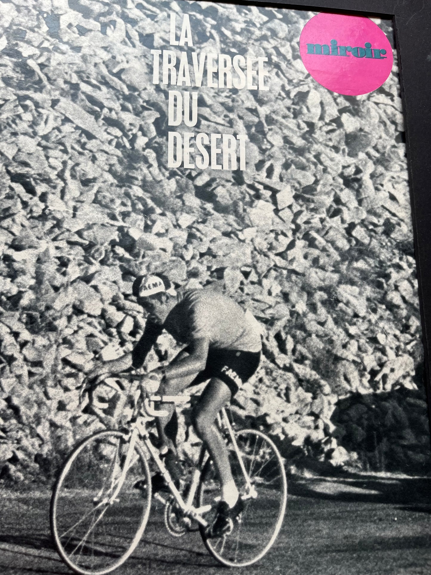 Eddy Merckx Mont Ventoux vintage cycling print 1970