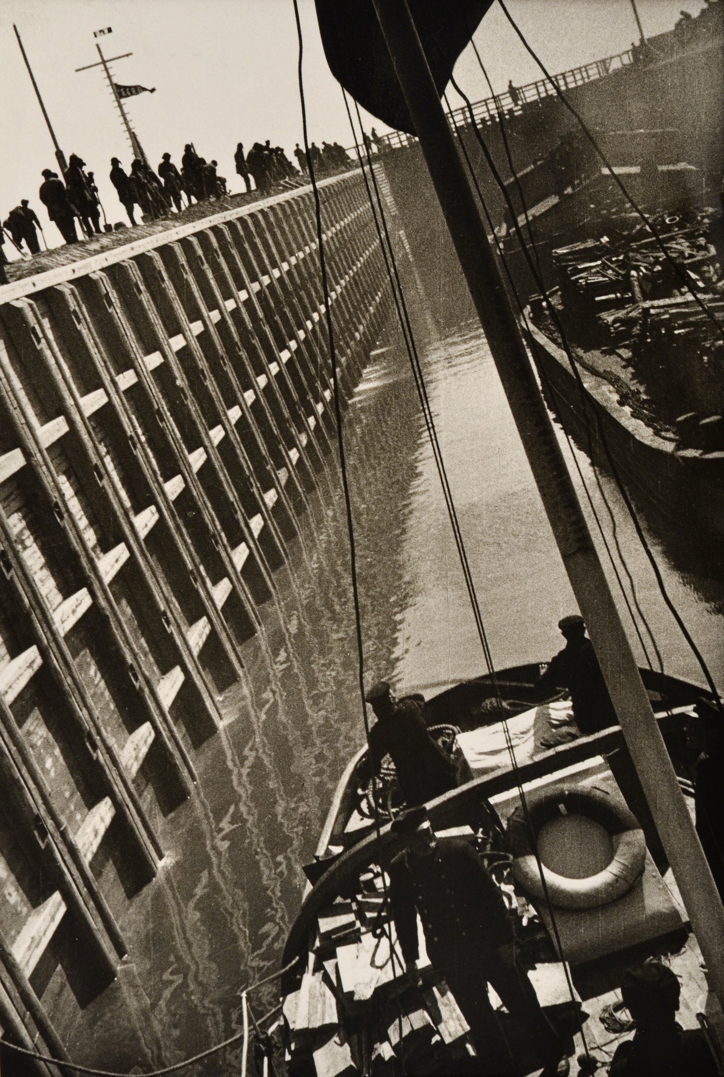 Alexander Rodchenko Vintage Soviet Constructivism poster - White Sea canal, 1933