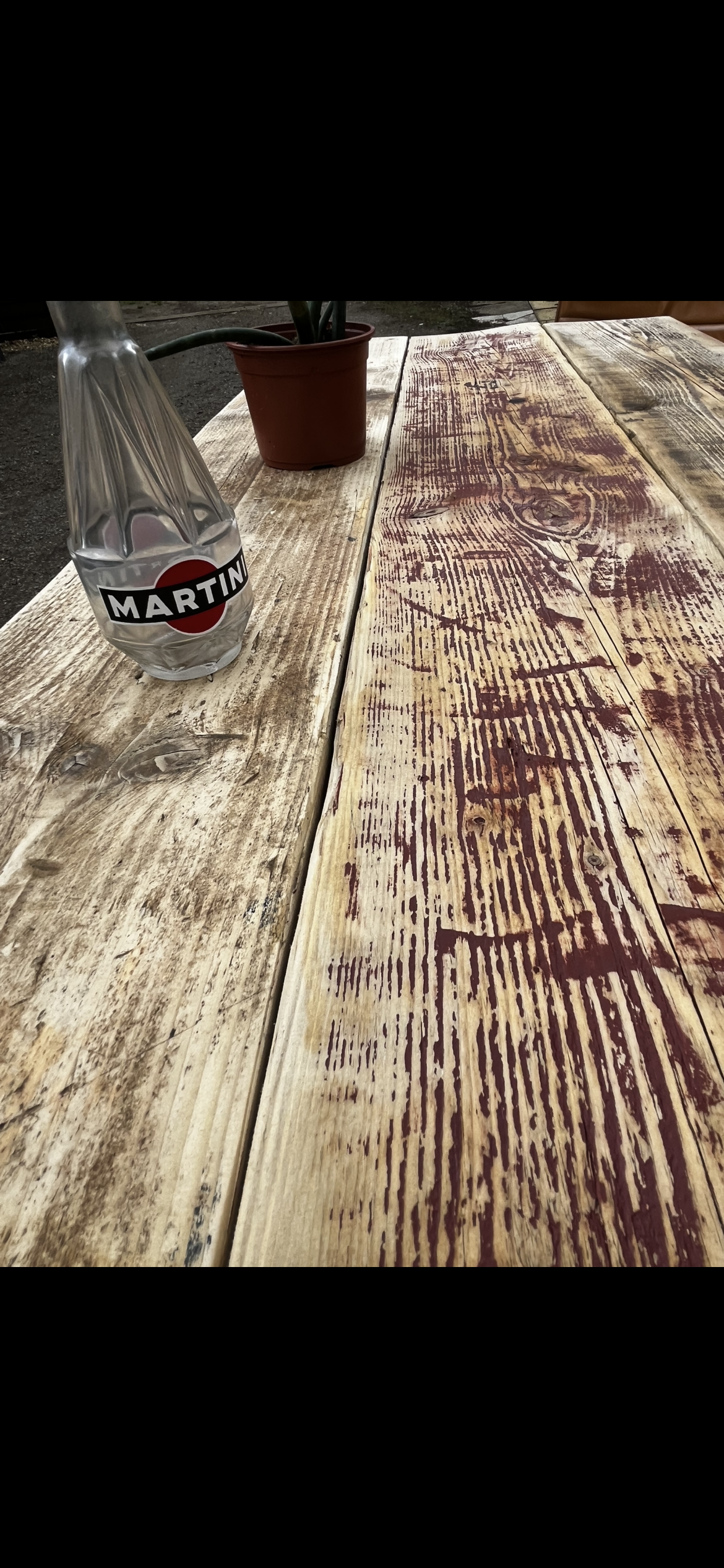 Industrial desk / table - Original with reclaimed top.
