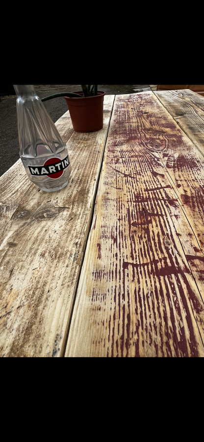 Industrial desk / table - Original with reclaimed top.