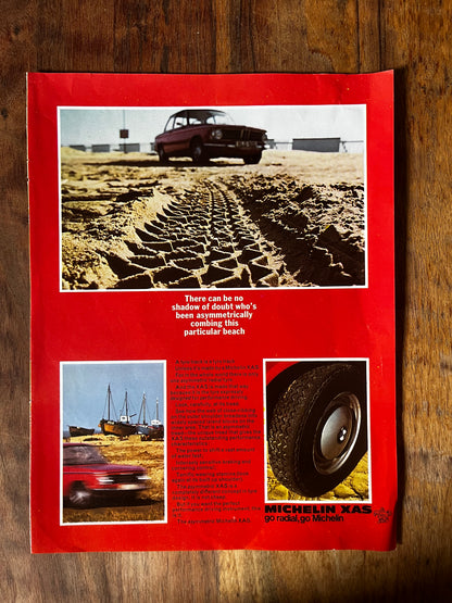 Vintage Michelin BMW 1600 Advertisement