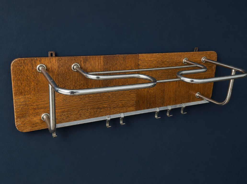 Midcentury Belgian coat / Hat rack