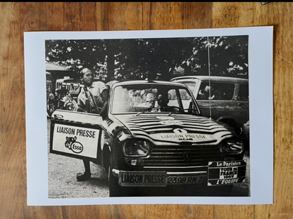 Vintage Tour de France vehicle French c1967 Citroen Ami Esso