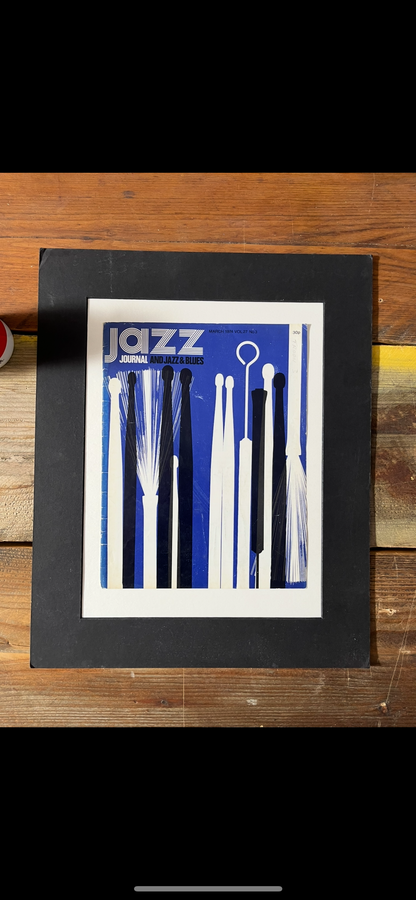 Vintage Jazz Journal Magazine cover Artwork - 1974