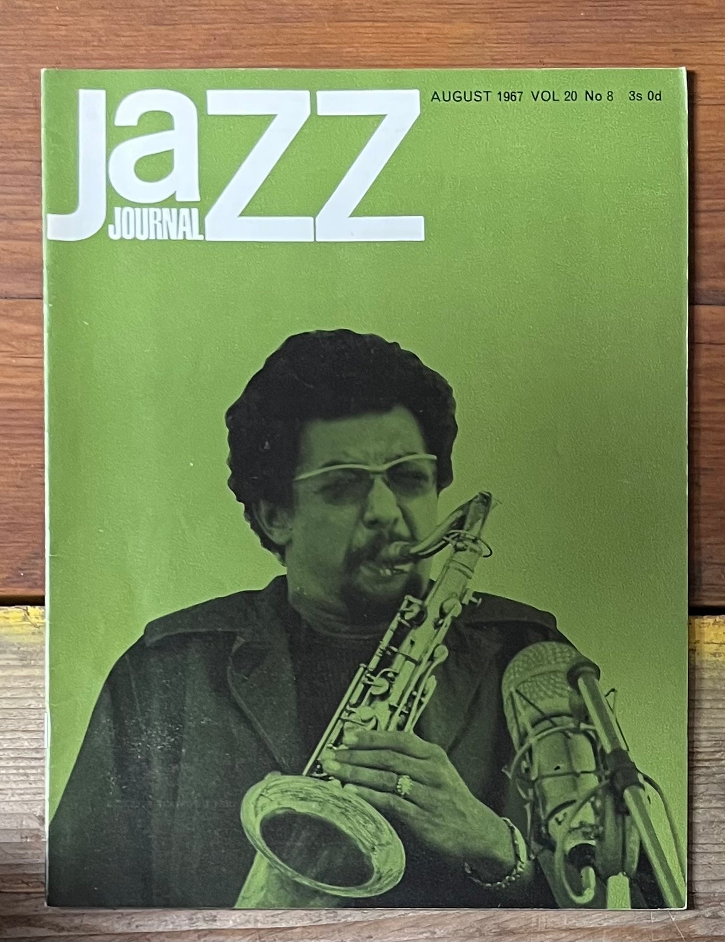 Vintage Jazz Journal Magazine cover Artwork - August 1967 Charles Lloyd