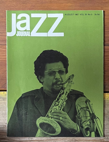 Vintage Jazz Journal Magazine cover Artwork - August 1967 Charles Lloyd
