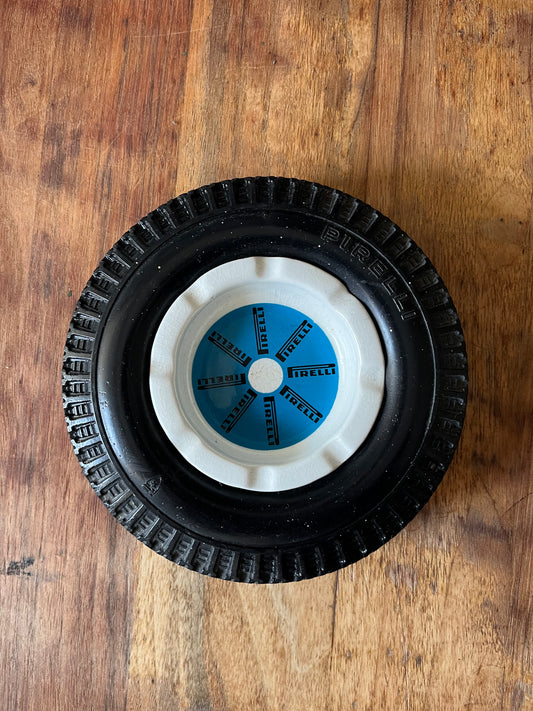 Vintage Pirelli ashtray Midcentury 1970s decorative