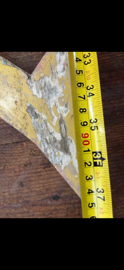 Reclaimed letter W vintage shop lettering