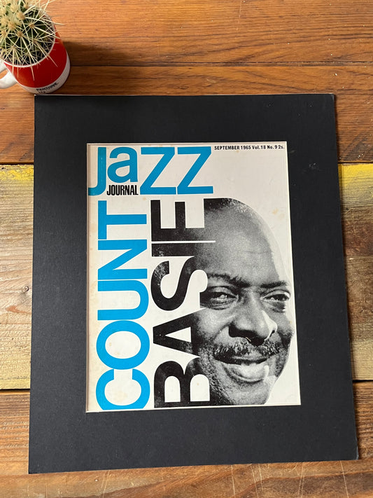 Vintage Jazz Journal Magazine cover Artwork - September 1965 Count Basie