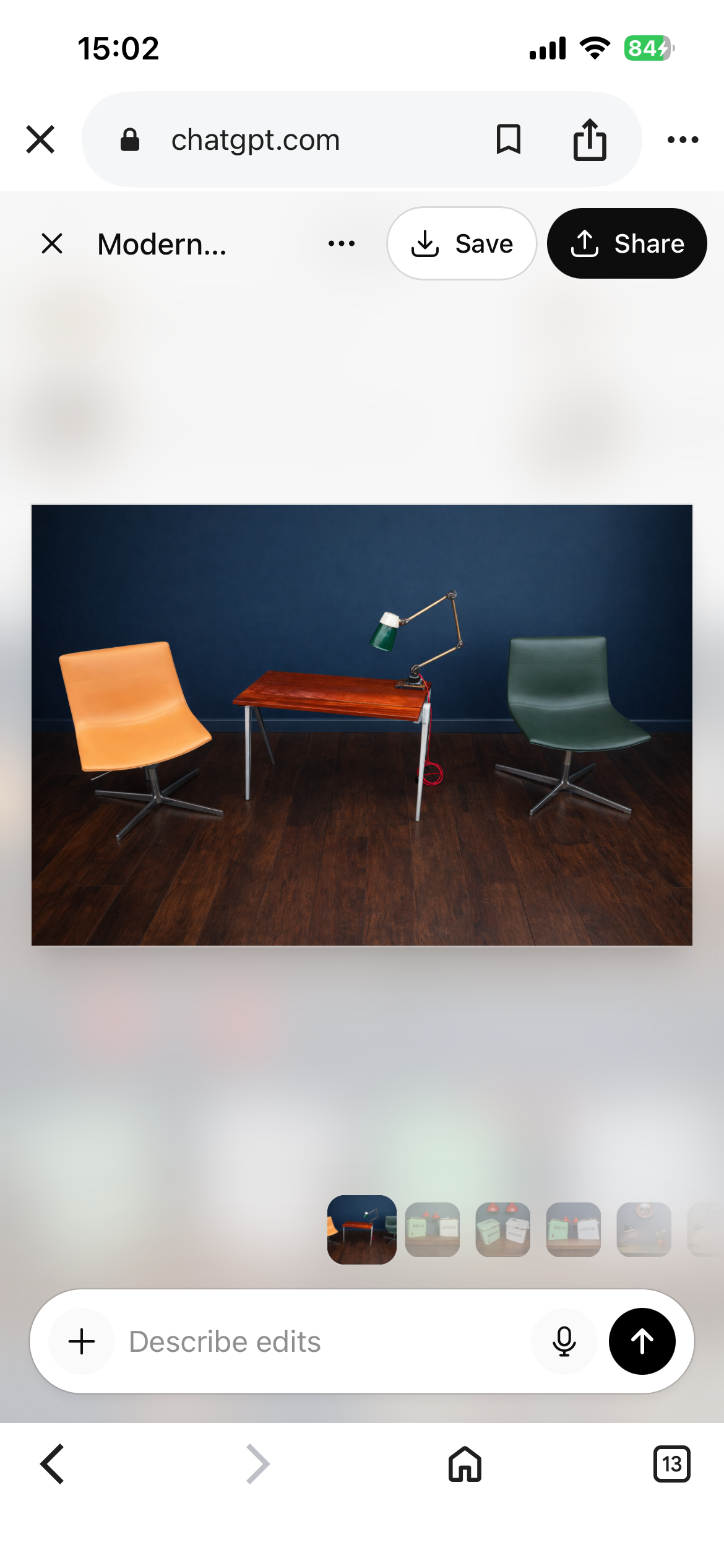 ARPER CATIFA 60 SWIVEL CHAIR STUDIO / OFFICE - GREEN / TAN LEATHER -