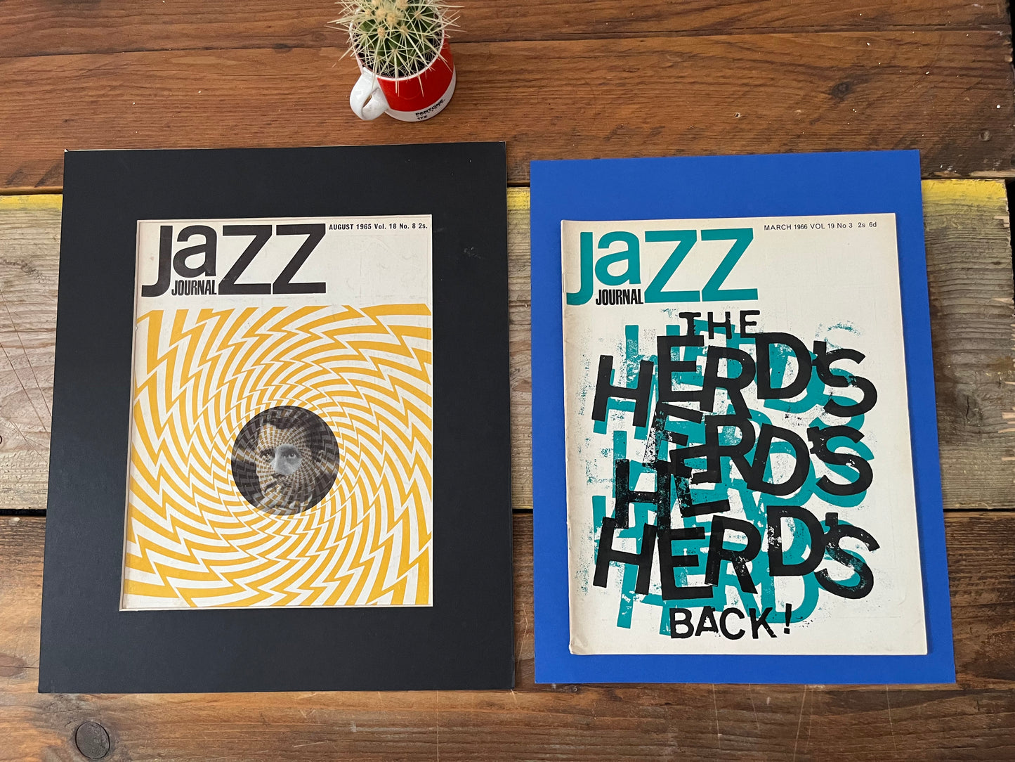 Vintage Jazz Journal Magazine cover Artwork - 1965