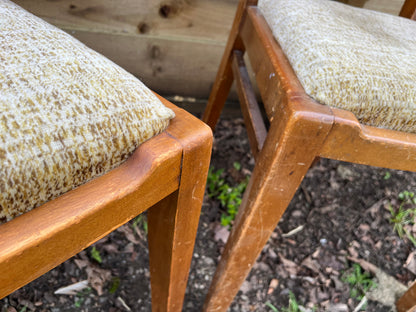 E Gomme G Plan 1950s dining chairs for restoration