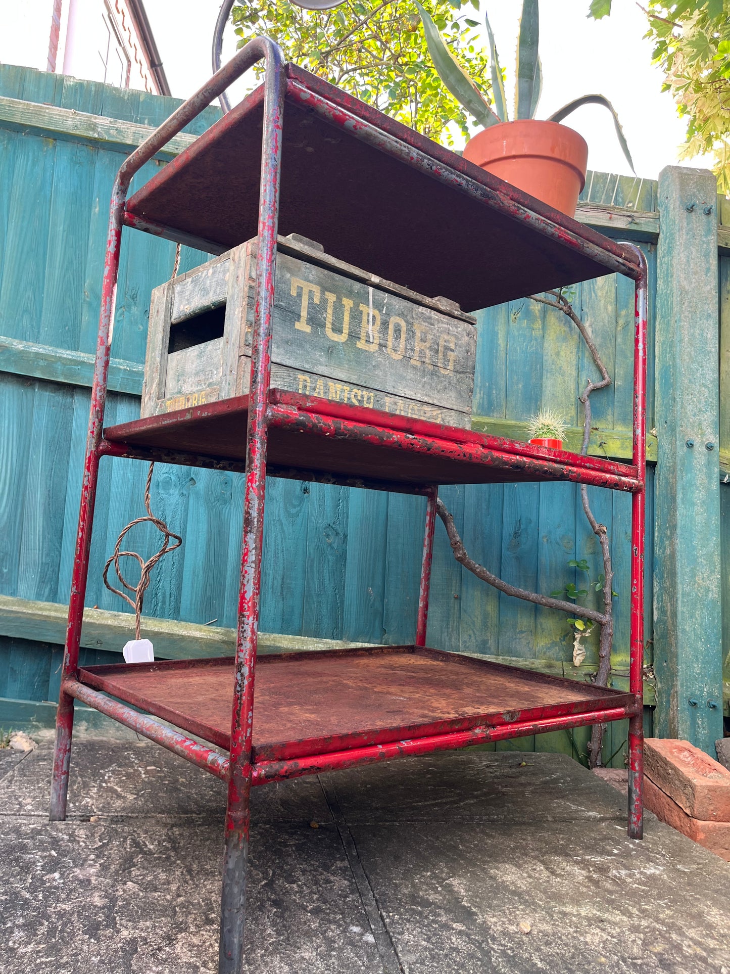 Industrial shelving unit Bauhaus style
