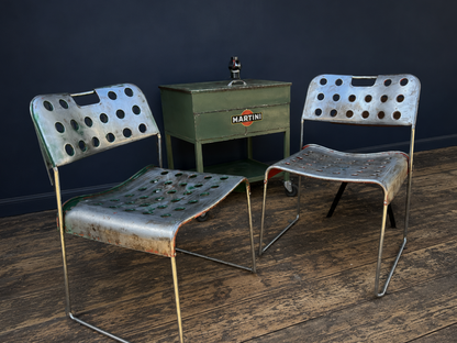 OMK midcentury stacking chair