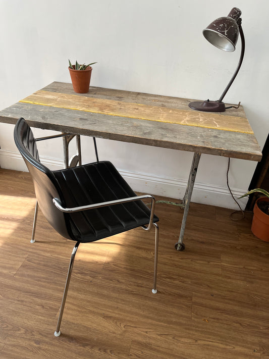 Industrial desk / table - Original with reclaimed top.