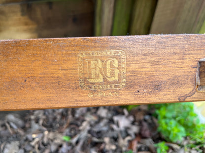 E Gomme G Plan 1950s dining chairs for restoration