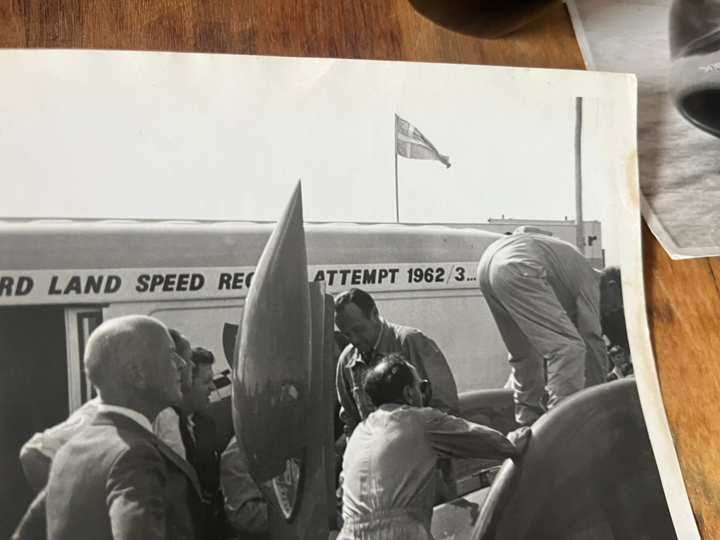 Original press photographs Bluebird 1963 Donald Campbell