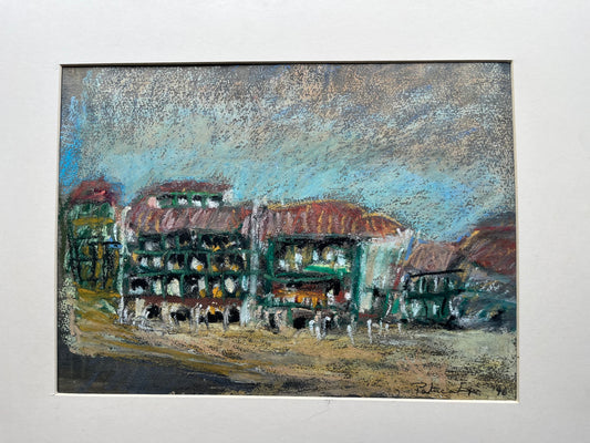 Plaza Mayor Madrid. Pastel by Patricia Espir