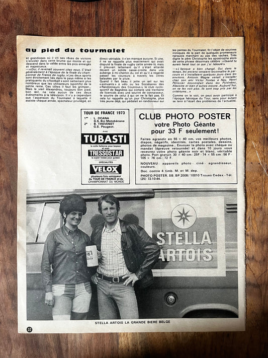 Vintage Advertising Print - Stella Artois, Original 1973