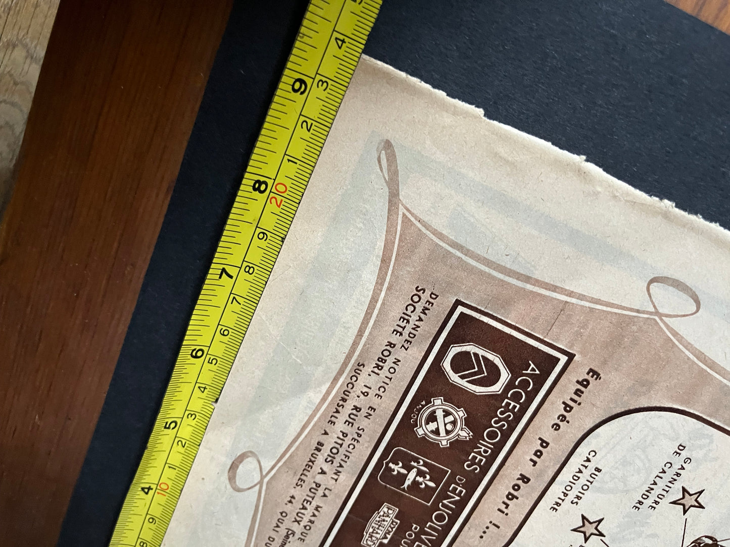 Vintage original Robri car accessories Advertisement  1950's