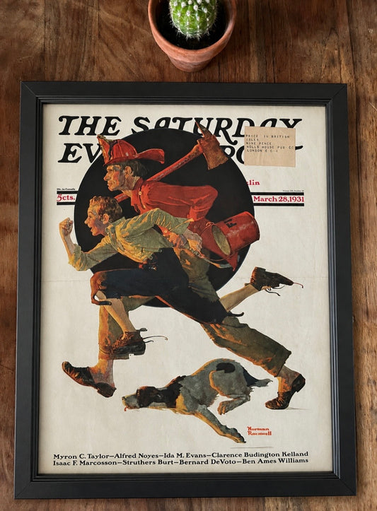 Norman Rockwell - Saturday evening post 1931 original magazine cover
