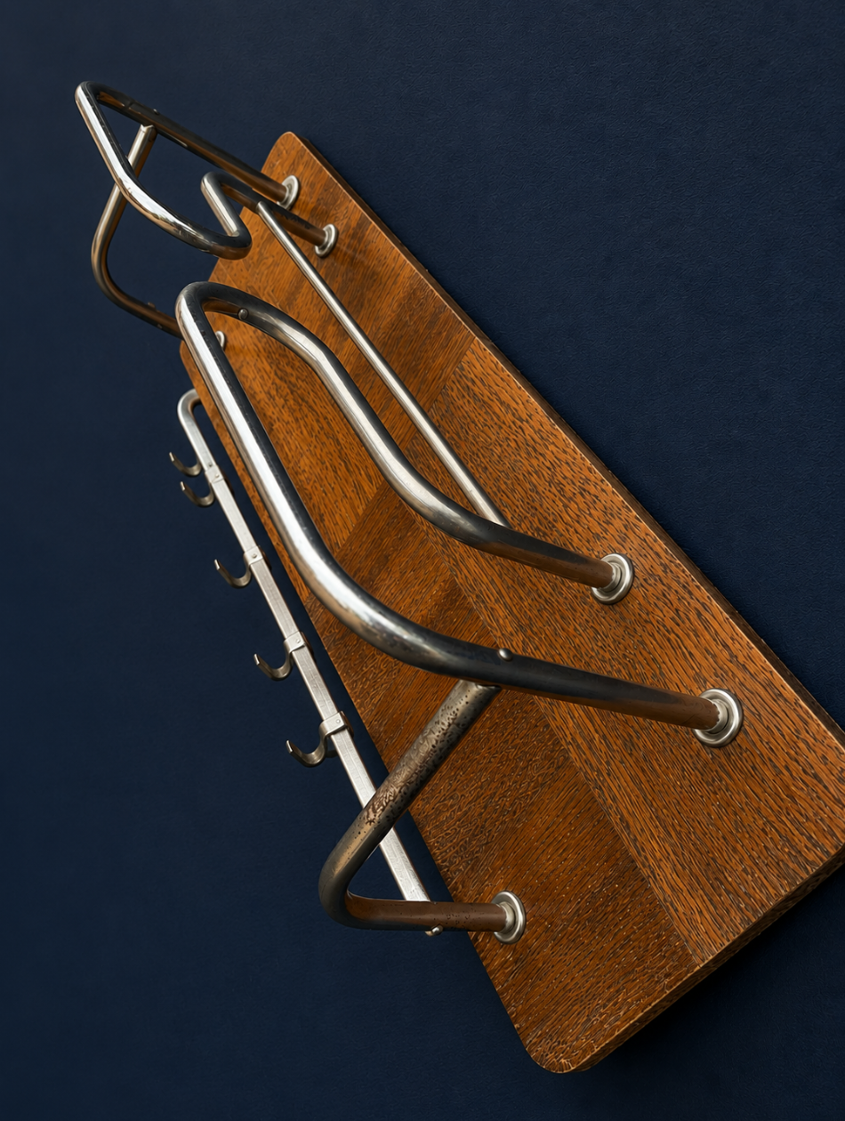 Midcentury Belgian coat / Hat rack