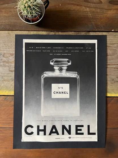 Chanel vintage advertisement c1960