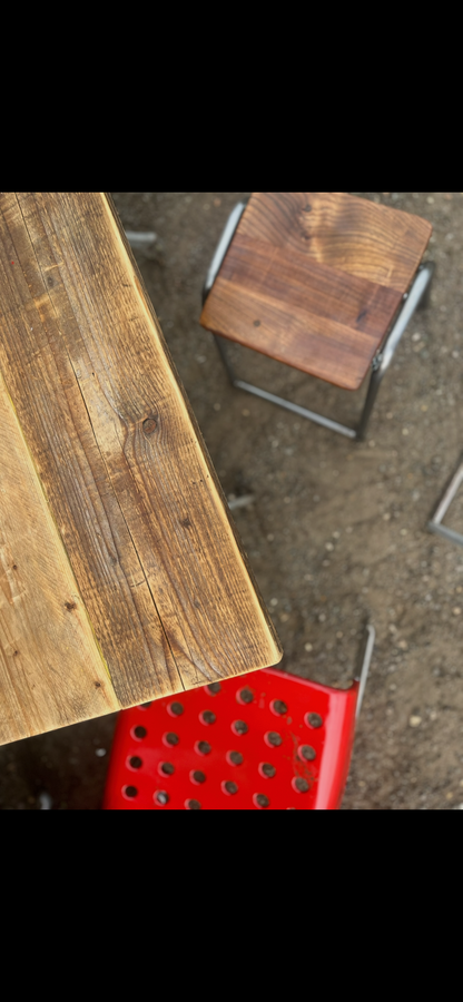 Industrial desk / table - Original with reclaimed top.