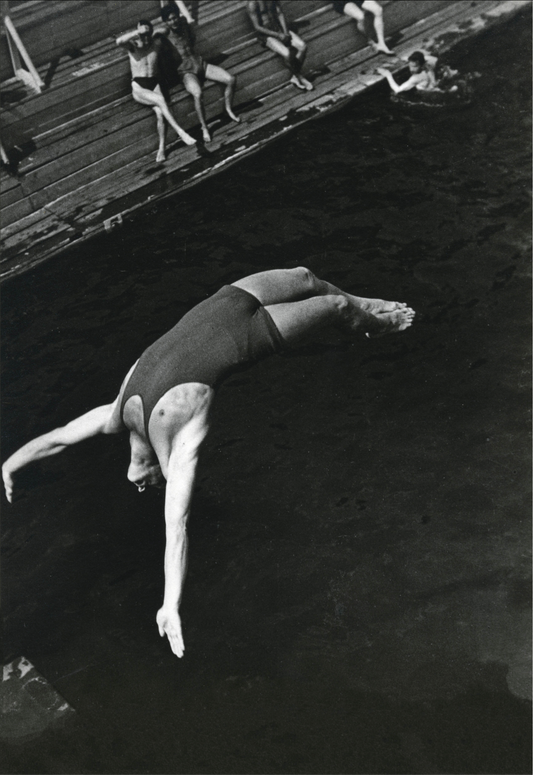 Alexander Rodchenko Vintage Soviet Constructivism poster - Diver, 1934