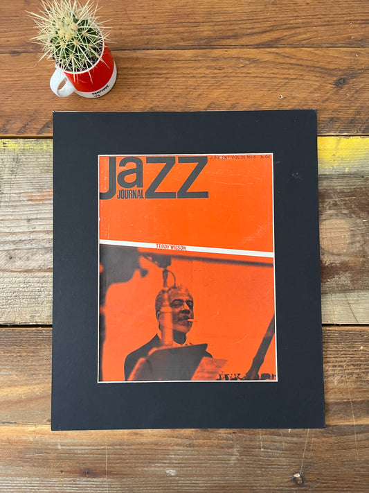 Vintage Jazz Journal Magazine cover Artwork - Teddy Wilson 1967