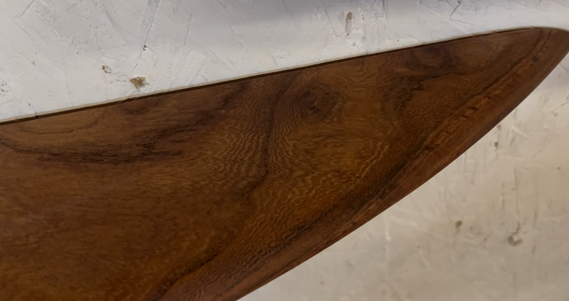 Custom made reclaimed elm shelving