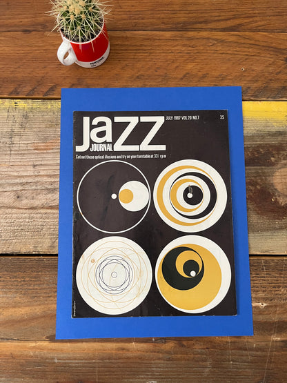 Vintage Jazz Journal Magazine cover Artwork - 1967