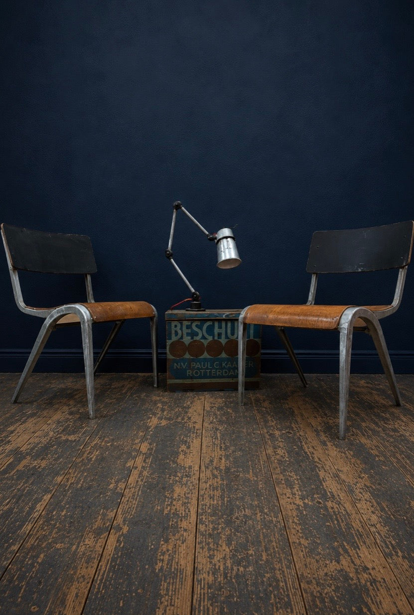 ESA Stacking Dining Chair by James Leonard for Esavian, 1950s