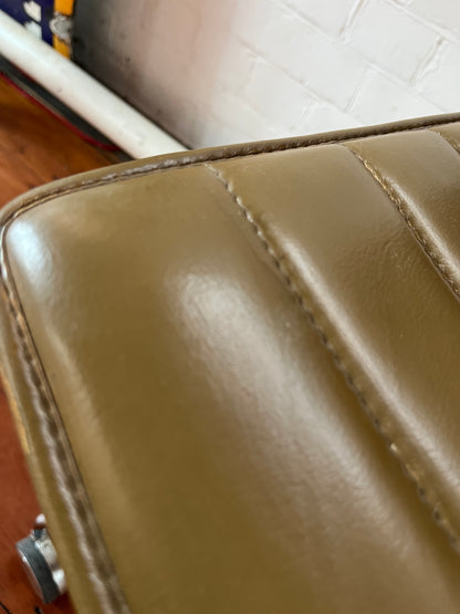 Arper Catifa 46 leather studio / office chair - Camel