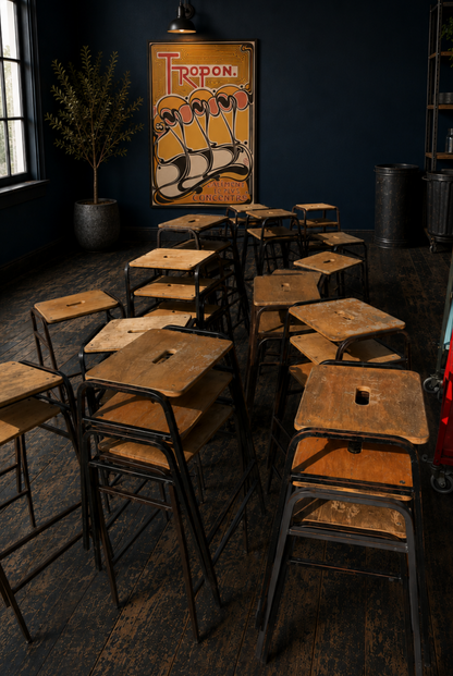Vintage School Lab Stool - Thirty available
