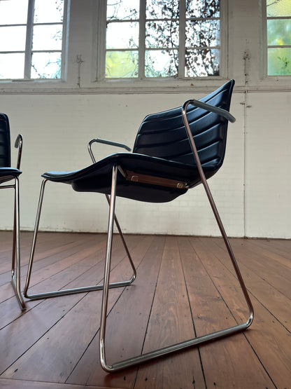 ARPER CATIFA 53 STUDIO CHAIR BLACK  LEATHER