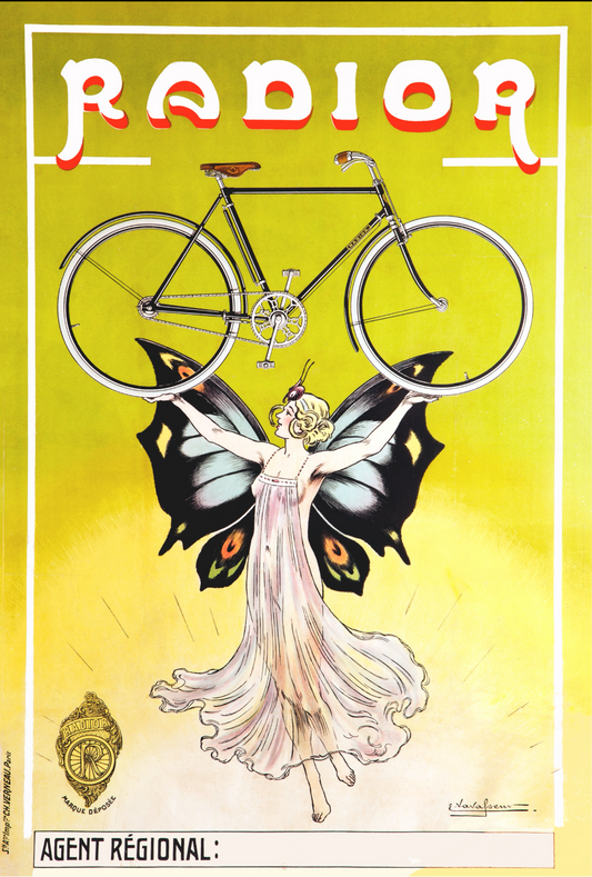 Cycles Radior, Vintage Advertising Poster - c1898