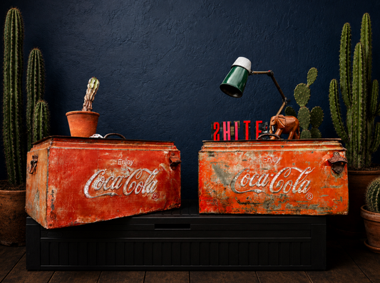 1940s Coca Cola cooler chests - two available
